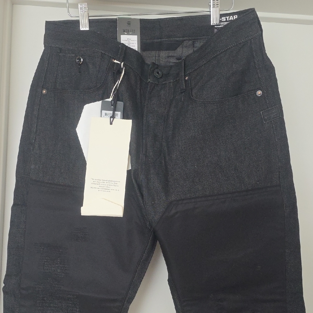 G-Star Raw Black Denim Pants